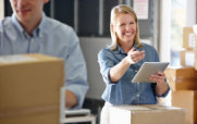 Man and Woman Running a Business